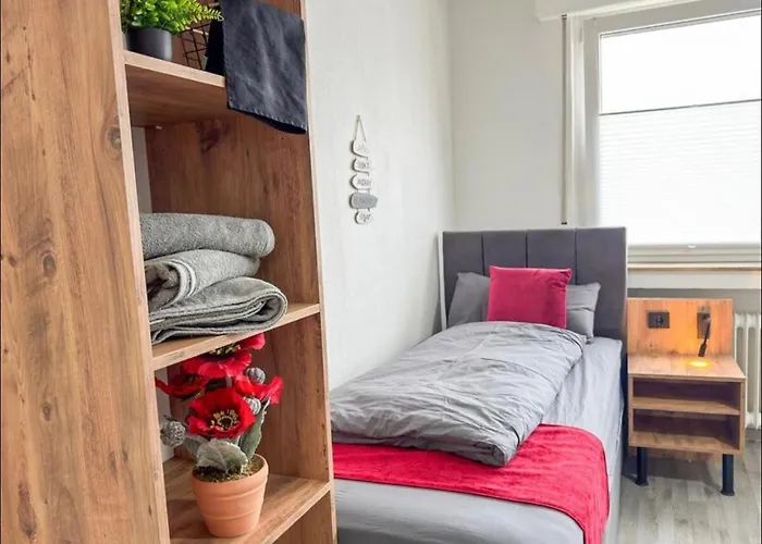 公寓 Livemore24 - Apartment 1 In Gladbeck Wlan - Smart-Tv - 24-7 Check-In Und Kueche 格拉德贝克