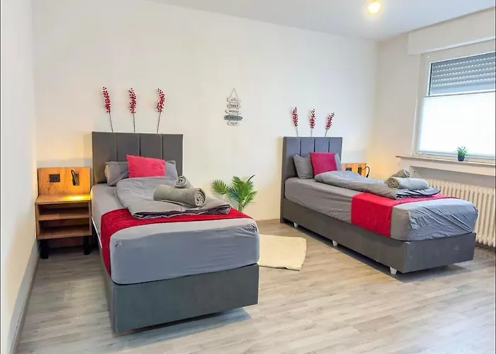 Livemore24 - Apartment 1 In Gladbeck Wlan - Smart-Tv - 24-7 Check-In Und Kueche 格拉德贝克